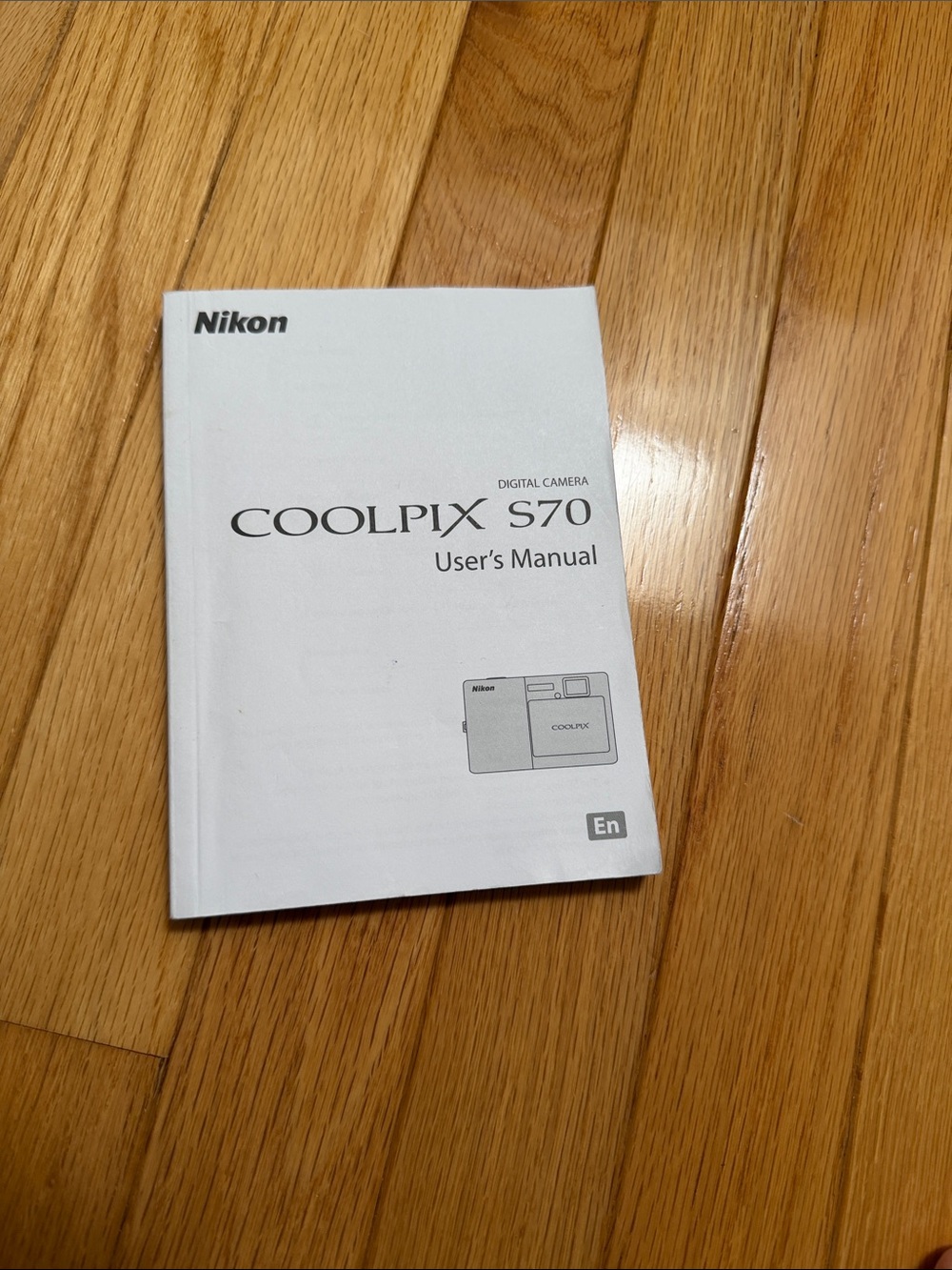 Nikon Coolpix S70 White User Manual Booklet
